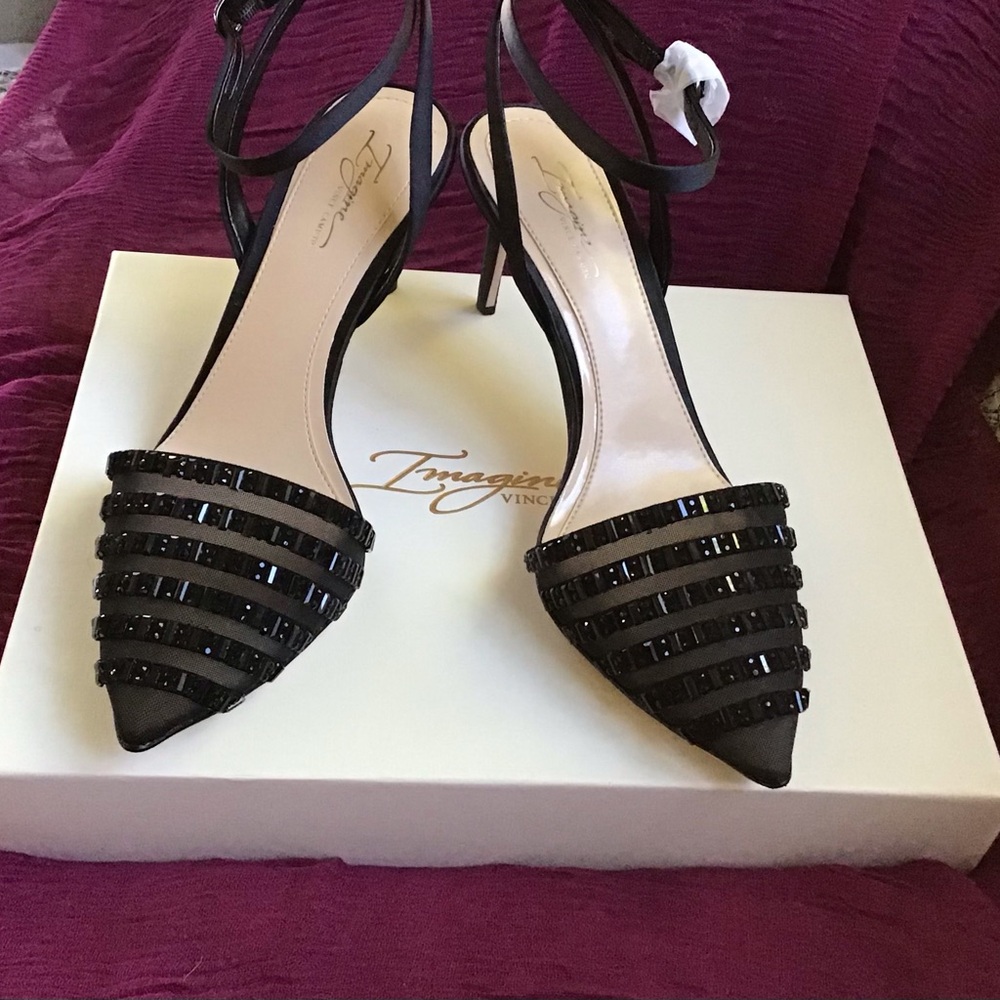 *New* with box Vince Camuto Imagine IM Michael, fine mesh and beaded shoes! - Picture 3 of 10